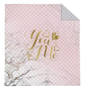 Tagesdecke aus 100% Polyester - You & Me - 220 x 240 cm