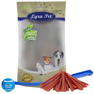 5 kg Lyra Pet® Entenbruststreifen + Ballschleuder