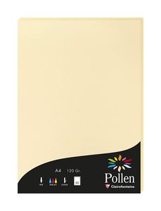 Pollen by Clairefontaine Papier DIN A4 120 g/qm chamois 50 Blatt