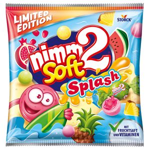 nimm2 Soft Splash Kaubonbons mit Saftfüllung Limited Edition 240g