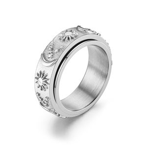 INF Antistresový prsten s astronomickými motivy Silver