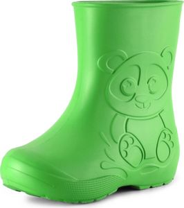 Ladeheid Eva Kinder Jungen Mädchen Gummistiefel Regenschuhe LA-CA-10 (Grün, 26/27 EU)
