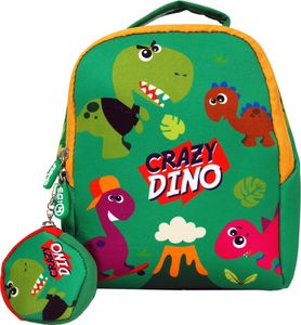 Crazy Dino Kindergarten Rucksack Neopren 25cm