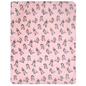 Thumper Bambi Disney Rosa Tagesdecke/Sherpa-Decke 120x150 cm,