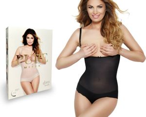 Mitex Bodice PURE GLAM Spodnička na tělo Tvarování postavy Diskrétní Neviditelná ČERNÁ XL