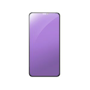 Film iPhone 11 Pro Max / Xs Max Devia Glass Van Anti-BlueRay Full Black (0,26 mm, 9H)
