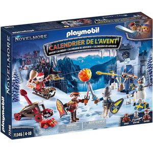 PLAYMOBIL Novelmore 71346 Adventskalender Novelmore - Kampf im Schnee