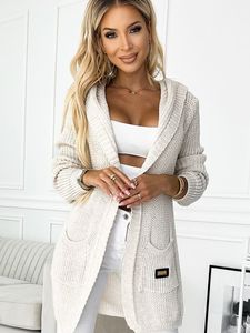 Numoco Strickjacke für Frauen Yahle beige Universal