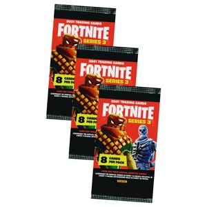 Panini Fortnite Karten Serie 3 (2022) - Fortnite Trading Cards Sammelkarten - 3 Booster