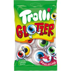Trolli Glotzer 4 Schaumzucker und Fruchtgummi Bonbons mit Füllung 75g