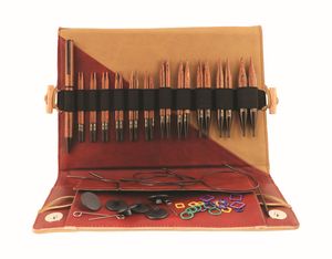 KnitPro Ginger Deluxe-Set mit kurzen Holz Nadelspitzen, Art. 31282