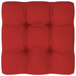 Prolenta Premium  Palettensofa-Kissen Rot 60x60x10 cm