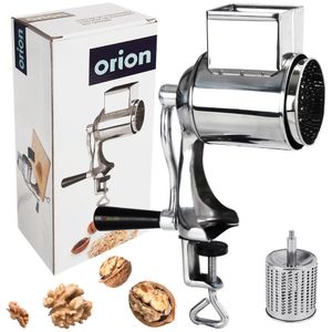Orion Reibemaschine Trommelreibe Küchenmaschine Reibe aus Edelstahl