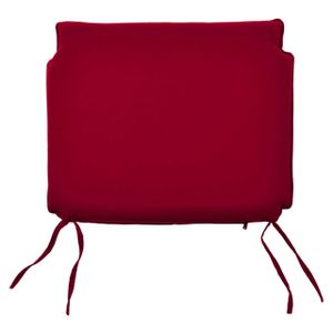 Sitzauflage 48cm x 50cm für Stapelstuhl Bari / Cosenza Rot