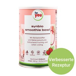 for you synbio smoothie bowl - Erdbeere