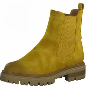 Tamaris Damen Stiefeletten Chelsea Boots Stiefel 1-25418-27, Größe:40 EU, Farbe:Gelb