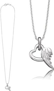 Engelsrufer HEN-HEART Kette mit Anhänger Herzengel Silber