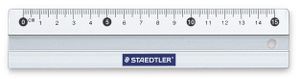 STAEDTLER Metall Lineal aus Aluminium 150 mm