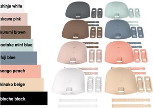 Urban Iki Stylingset für Sitz hinten (Sitz- und Schulterpolster, Fußriemen), sango peach (1 Set)