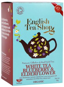 English Tea Shop Čaj bílý Bezový květ a borůvky, 20 sáčků