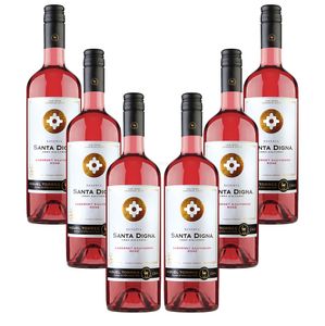 Rose Wein Set - 6x Santa Digna Cabernet Sauvignon 750ml (13,5% Vol)- [Enthält Sulfite]