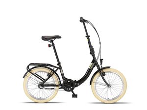 PACTO NINE - holandský bicykel Pohodlný skladací bicykel s oceľovým rámom 20-palcové hliníkové ráfiky Shimano Nexus 3 náboje Skladací bicykel čierny