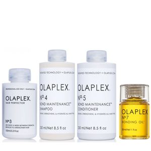 Olaplex Set - Hair Perfector No. 3 + Shampoo No. 4 + Conditioner No. 5 + Bonding Oil No.7