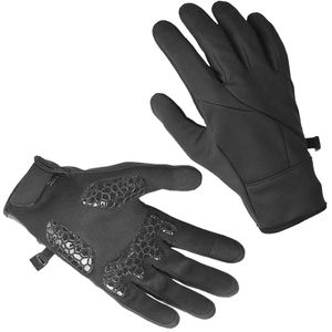 Fahrradhandschuhe Touchscreen Handschuhe Herren Damen, Warme Winter Beheizbare Fahrrad Handschuhe, Winterhandschuhe Laufhandschuhe, Schwarz, Größe L