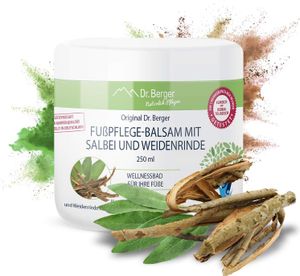 Original Dr.Berger Fußpflege-Balsam mit Salbei und Weidenrinde 250ml