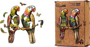Öko-Puzzle aus Holz 120 Sittiche A3 Öko-Puzzle aus Holz 120 Sittiche A3