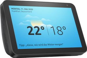 Amazon Echo Show 8 schwarz Smart Home Hub mit Bildschirm