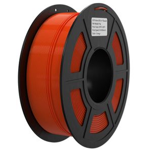 Bisofice 3D-Drucker-Filament FLASH PLA 1,75 mm 1 kg (2,2 lb), Hochgeschwindigkeits-3D-Druckmaterial, stabile Extrusionsspule, Genauigkeit +/- 0,02 mm šC Orange