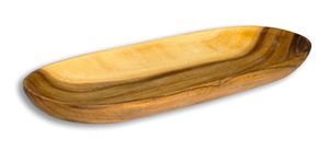 Holztablett Akazie 40x18cm Schale Obstschale Tablett Oval Rechteckig Holz Unikat