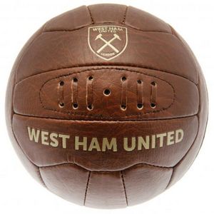 West Ham United FC - Fußball Traditionell TA6314 (5) (Braun/Gold)