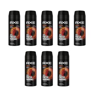 AXE Bodyspray Moschus Deo 8x 150ml Deospray Deodorant Männerdeo ohne Aluminium Herren Männer Men