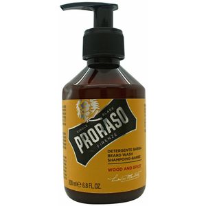 Proraso Wood And Spice Beard Wash Shampoo Bartöl 200 ml