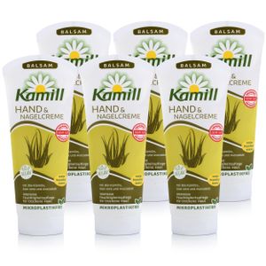 Kamill Hand & Nagelcreme Balsam 100ml - Handcreme Kamillenextrakt (6er Pack)