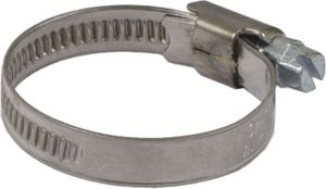 Agora-Tec®  Edelstahl Schellen W4 für 1 Zoll Schlauch, Ø von 25-40mm, 9 mm breit