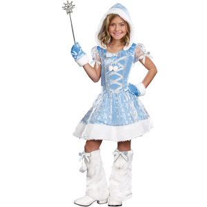 Eiskönigin Kostüm Prinzessin Elsa von Erendell für Kinder, Größe:8- 10 Jahre