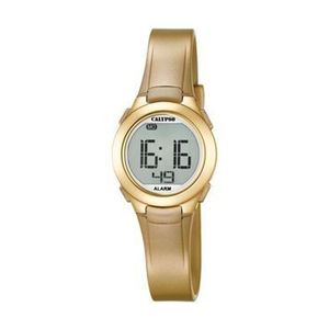 Calypso Kinderuhr Damen Teenie Armbanduhr Digital K5677/3 goldfarbig Girls