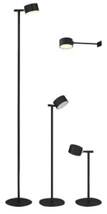 Northpoint 3 in 1 LED Akku Leselampe Stehlampe dimmbar Wandleuchte Tischlampe schwarz Northpoint 3 in 1 LED Akku Leselampe Stehlampe dimmbar Wandleuchte Tischlampe schwarz