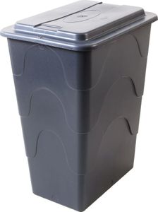 TrendLine Regentonne eckig mit Deckel und Hahn 240 L grau