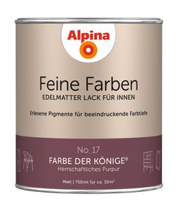 Alpina Feine Farben Lack Farbe der Könige herrschaftliches purpur 750 ml