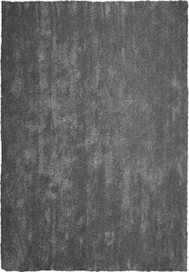 BELIANI Dywan ciemnoszary 140 x 200 cm gładki jednolity do salonu sypialni styl nowoczesny minimalistyczny