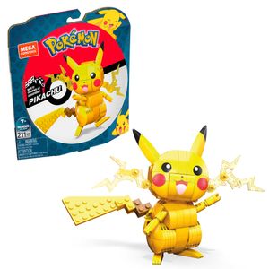 Mega Construx Pokémon Medium Pikachu, Kinder-Spielzeug, Bauset, Bausteine