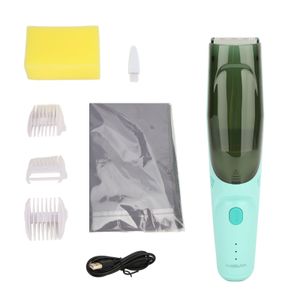 Baby-Haarschneider, wasserdicht, geräuscharm, wiederaufladbar, Vakuum-Haarschneidemaschine für Kinder und Erwachsene, Grün Baby-Haarschneider, wasserdicht, geräuscharm, wiederaufladbar, Vakuum-Haarschneidemaschine für Kinder und Erwachsene, Grün