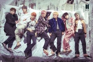 Poster BTS Group Bed 91.5x61cm