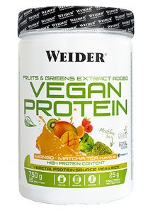 Weider Vegan Protein 750 g Vanille / Veganes / Pflanzliches Protein / Leckeres pflanzliches Protein mit Erbsenisolat, Reisprotein und Pflanzenextrakten