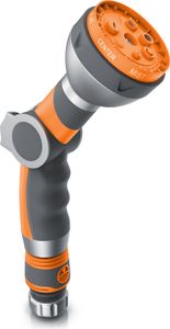 Brandson Gartenbrause 7 Sprühprofile, Garten Handbrause für Gartenschlauch, Pistolengriff mit Halteclip, 1-8 bar Wasserdruck, regelbarer Wasserdurchfluss, mit Gardena kompatibel