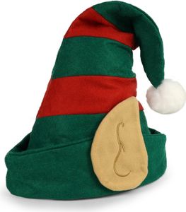 Vianočný klobúk elfa pre dospelých